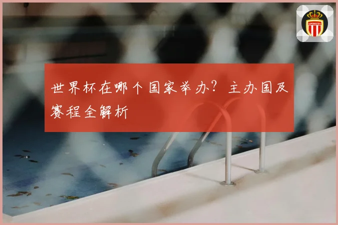 世界杯在哪个国家举办？主办国及赛程全解析